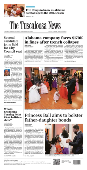 Cover of The Tuscaloosa News