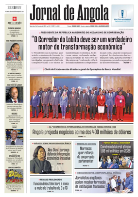 Cover of Jornal de Angola