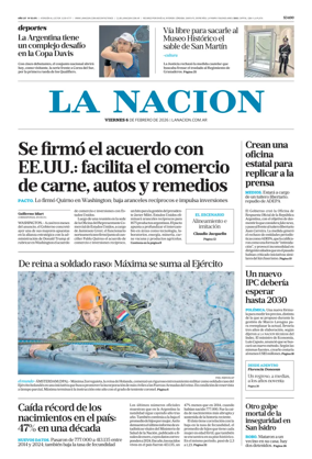 Cover of La Nacion