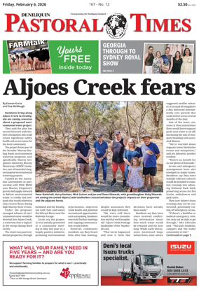 Cover of Deniliquin Pastoral Times