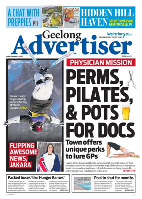 Cover of Geelong Advertiser