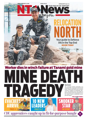 Cover of NT News
