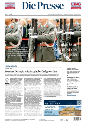 Cover of Die Presse