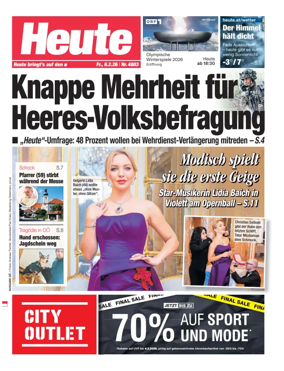 Cover of Heute - Oberosterreich Ausgabe
