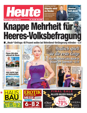Cover of Heute - Wien Ausgabe