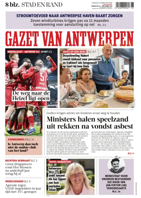 Cover of Gazet van Antwerpen Stad en Rand