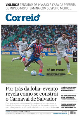 Cover of Correio da Bahia