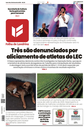 Cover of Folha de Londrina