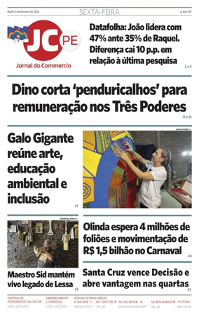 Cover of Jornal do Commercio