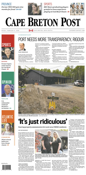 Cover of Cape Breton Post