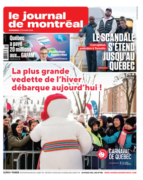 Cover of Le Journal de Montreal