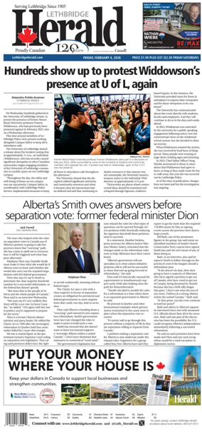 Cover of Lethbridge Herald