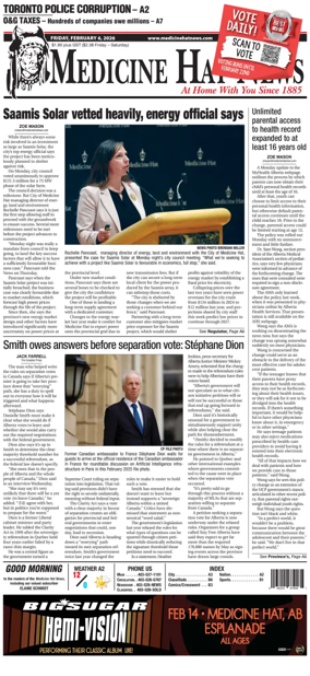 Cover of Medicine Hat News