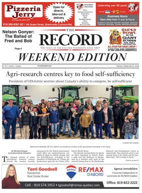 Cover of Sherbrooke Record