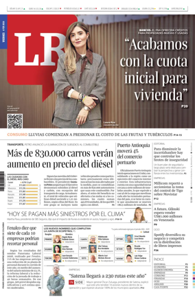 Cover of La Republica (Colombia)