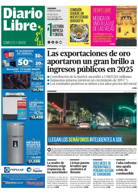 Cover of Diario Libre (Republica Dominicana)
