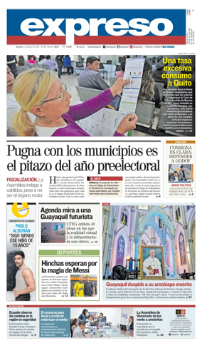 Cover of Diario Expreso
