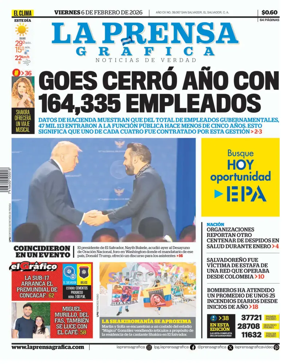 Cover of La Prensa Grafica