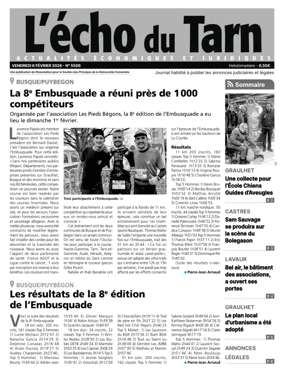 Cover of L’echo du Tarn