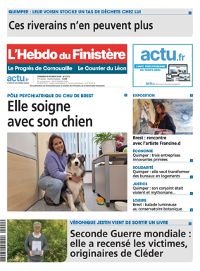 Cover of L'Hebdo du Finistere - Le Progres de Cornouaille Le Courrier du Leon