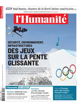 Cover of L'HUMANITE
