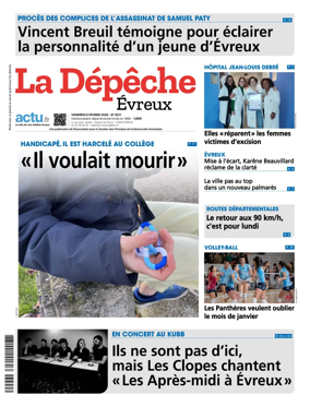 Cover of La Depeche Evreux