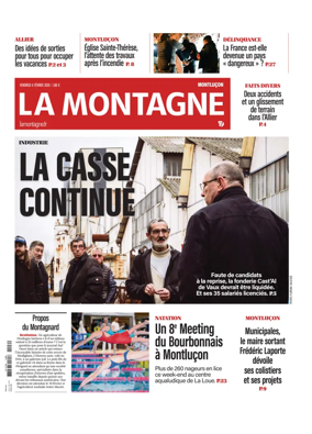 Cover of La Montagne (Montlucon)