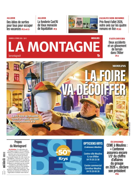 Cover of La Montagne (Moulins)