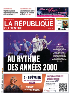 Cover of La Republique du Centre (Orleans - Loiret))
