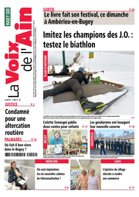 Cover of La Voix de l’Ain Belley
