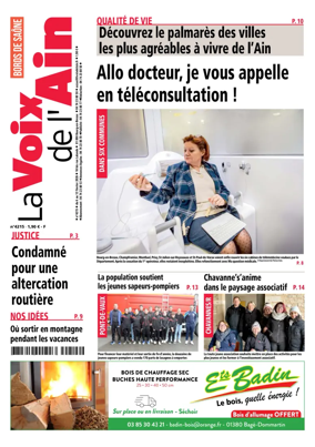 Cover of La Voix de l’Ain Bords de Saone