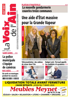 Cover of La Voix de l’Ain Oyonnax