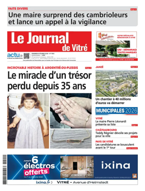Cover of Le Journal de Vitre