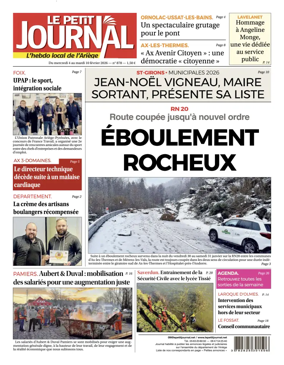 Cover of Le Petit Journal - L'hebdo local de l'Ariege