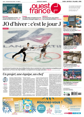 Cover of Ouest France (Caen - Bayeux - Falaise - Vire)