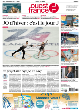 Cover of Ouest France (Cholet)