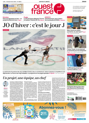 Cover of Ouest France (Dinan)