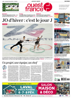 Cover of Ouest France (Mayenne)