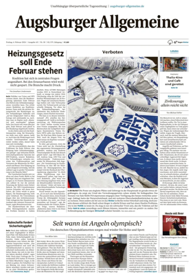 Cover of Augsburger Allgemeine (Ausgabe Stadt)