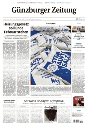 Cover of Guenzburger Zeitung