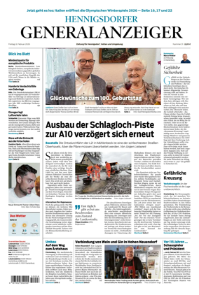 Cover of Hennigsdorfer Generalanzeiger