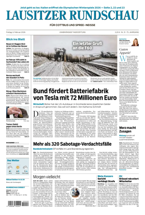 Cover of Lausitzer Rundschau