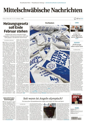 Cover of Mittelschwaebische Nachrichten