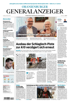 Cover of Oranienburger Generalanzeiger