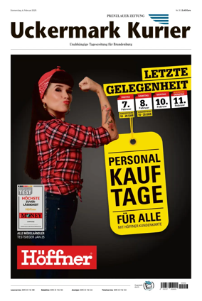 Cover of Prenzlauer Zeitung