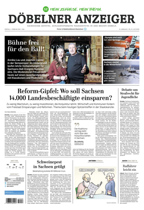 Cover of Sachsische Zeitung (Dobeln)