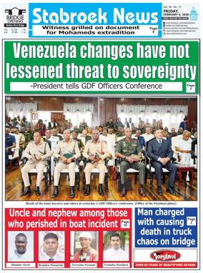 Cover of Stabroek News