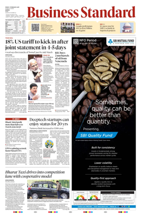 Cover of Business Standard