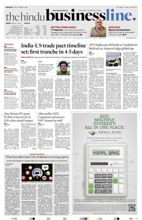 Cover of BusinessLine (Bangalore)