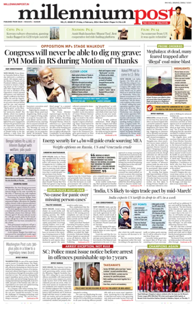 Cover of Millennium Post